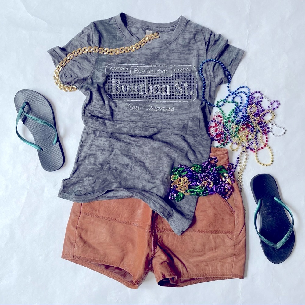 Bourbon St. Burnout Tee